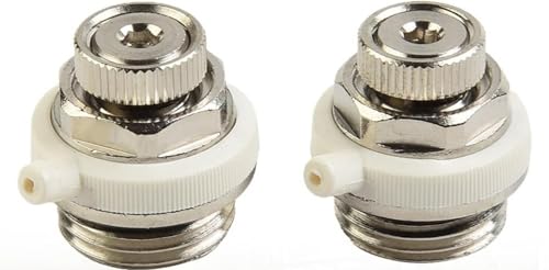 2 Stück Automatisches Entlüftungsventil, 3/4 Zoll Messing,Heizkörper Entlüftungsventil für Messing Selbstentlüftendes Kühlerventil, heizkörperlüfter, für Heizungssysteme von Rysydant