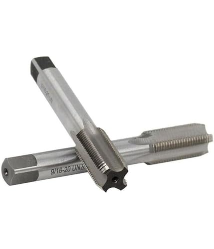 9/16'' - 20 TPI Gewindebohrer-Satz, Inklusive Links- und Rechtsgewindebohrer, Schnellarbeitsstahl, Geeignet für Kurbeln, 2 Stück 9/16'' - 20 TPI Gewindebohrer-Satz, Inklusive Links- und Rechtsgewindebohrer, Schnellarbeitsstahl, Geeignet für Kurbeln, 2 Stück von Rysydant