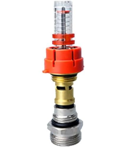 Durchflußmesser Flowmeter Topmeter Durchflussmesser für Wasser, Fußbodenheizung KrümmerWasserdurchflussmesser für Fußbodenheizungsverteiler, AG 1/2'', tn 0-5l 2 Stück von Rysydant