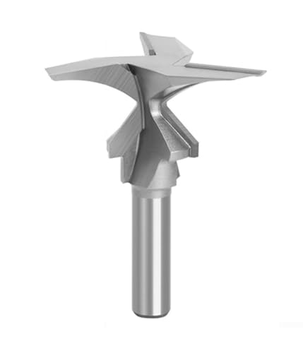 Fräser, Kurvenfräser, Holzbearbeitungswerkzeuge, Metall, Kompatibel mit den meisten Fräsern mit 1/2-Zoll-Bohrfutter, Geeignet für Möbelherstellung, Bautischlerei, Silber, 1 Stück (R30) von Rysydant