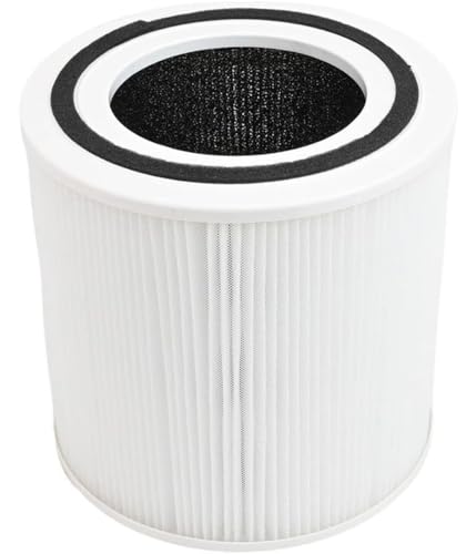 Luftreiniger-Ersatzfilter mit Aktivkohle-Schichtm Luftfilterelement Aktivkohlefilter Effiziente 4-Lagen-Filtration für Zuhause und Innenluftreinigung TT-AP005 (19 x 19 cm,Weiß) von Rysydant