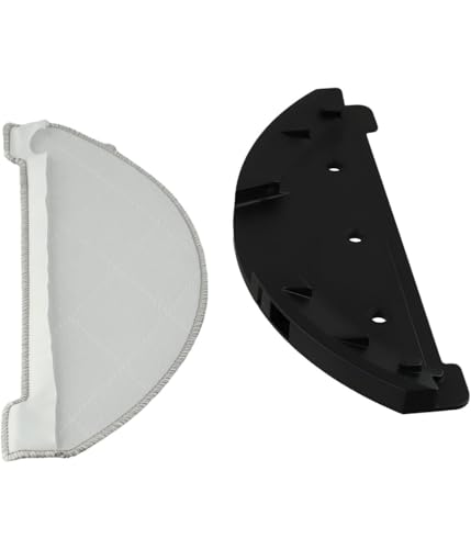 Mopp-Set, Mopphalter und Mopppad, Staubsauger-Ersatzteile, Kunststoff und Mikrofaser, Kompatibel mit Staubsaugern der Serien Imou L11 und S9 VXVC (Schwarz) von Rysydant