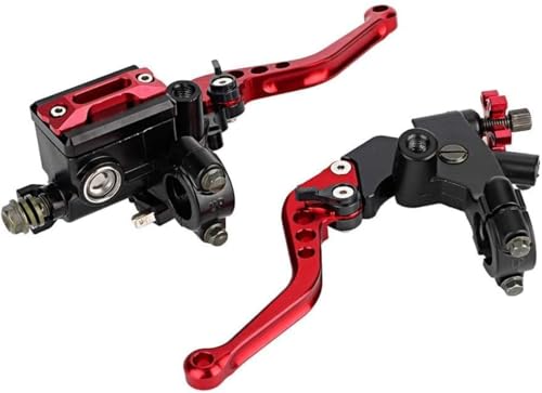 Motorrad-Brems- und Kupplungshebel, universeller Motorrad-Bremskupplungsgeber-Zylinder-Reservoirhebel, Motorrad-Kupplung für Honda XR250 1995-2007 XR400 2005-2008 CRM250R/AR 1994-1999 von Rysydant
