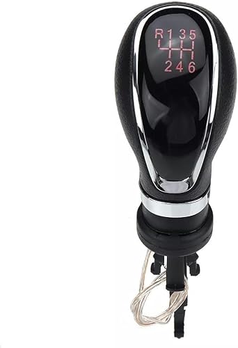 Rysydant 6-Gang-Ersatz-Schaltknauf für Auto, Schalthebel für Opel, 55565904 Auto-Schaltknauf, schwarzes Innen-Upgrade-Zubehör für reibungsloses und komfortables Fahren Rysydant 6-Gang-Ersatz-Schaltknauf für Auto, Schalthebel für Opel, 55565904 Auto-Schaltknauf, schwarzes Innen-Upgrade-Zubehör für reibungsloses und komfortables Fahren von Rysydant