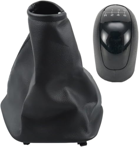 Rysydant Manuelles PU-Leder-Auto-Getriebe-Set, ABS Konstruktion, staubdicht, Auto-Schaltknauf für Mercedes Sprinter W906 2006–2018 von Rysydant