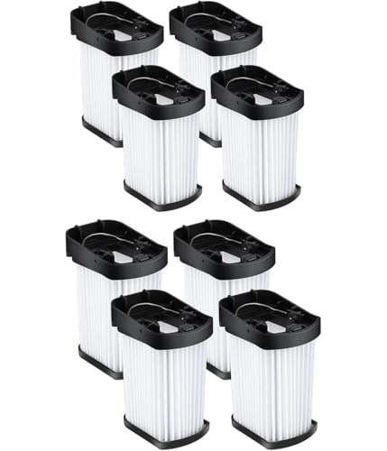 Staubsaugerfilter, Filter Ersatz für Shark WV270UK WV273UKT WandVac 2.0 schnurlosen Handstaubsauger, Filterersatzteile, HEPA-Filter, (8 Stück) von Rysydant