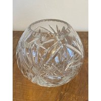 Bohemin Geschnitten Kristall Blumenvase Bohemin Geschnitten Kristall Blumenvase von RyszardChwastyk