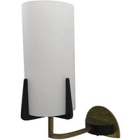 Messing Opalglas Leuchte Wandleuchte Von Rupert Nikoll von RyszardChwastyk