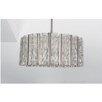 Midcentury Ice Glass Chandelier Von Kaiser Leuchten von RyszardChwastyk