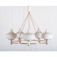 Midcentury Mogens Hammer & Henning Moldenhawer Kronleuchter Für Louis Poulsen Midcentury Mogens Hammer & Henning Moldenhawer Kronleuchter Für Louis Poulsen von RyszardChwastyk