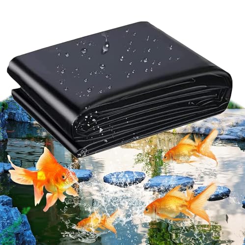 Rytgdxss HDPE Teichfolie1x7m, Gartenteich Teichplane Schwimmteich Folie, Wasserdicht Teichmembran, reißfeste, strapazierfähige, für Fischteiche, Brunnen, Wassergarten und Wasserfall von Rytgdxss