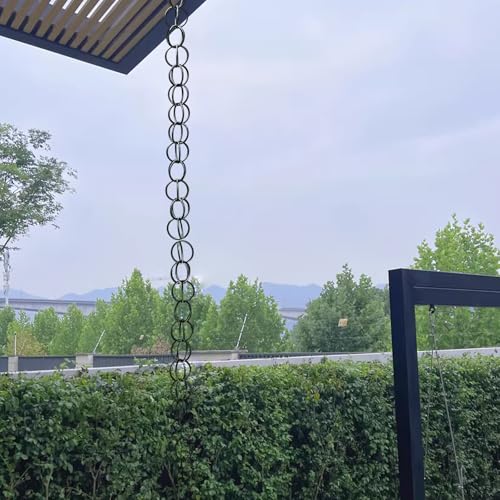 Rytgdxss Regenkette Outdoor-Regenketten direkt an eine Regentonne oder EIN Reservoir angeschlossen Werden – zum Bewässern von Pflanzen oder zum Autowaschen.3.6m Rytgdxss Regenkette Outdoor-Regenketten direkt an eine Regentonne oder EIN Reservoir angeschlossen Werden – zum Bewässern von Pflanzen oder zum Autowaschen.3.6m von Rytgdxss