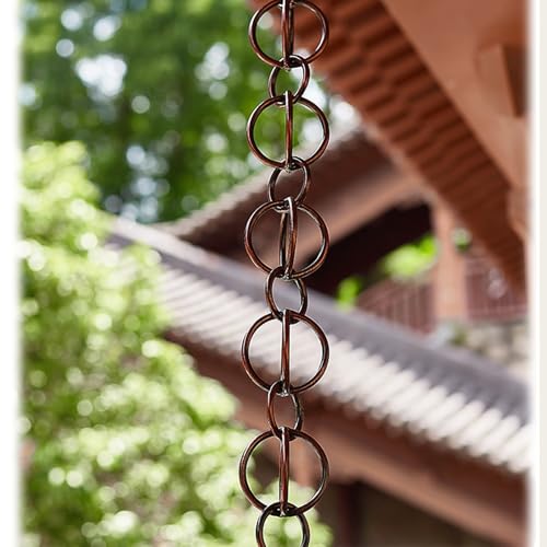 Rytgdxss Regenkette Wasserkette Fallrohr Alternative Edle Alternative zum Fallrohr, Wasserspiel für den Garten zur Regenwasserableitung und als dekoratives Gartenelement1.5m Rytgdxss Regenkette Wasserkette Fallrohr Alternative Edle Alternative zum Fallrohr, Wasserspiel für den Garten zur Regenwasserableitung und als dekoratives Gartenelement1.5m von Rytgdxss