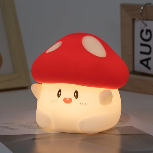 Rytinazzz Pilzlampe, Mushroom Lamp, Pilz Lampe, Dimmbares Kinder Nachtlicht, Wiederaufladbar, Timer Funktion, Kinderzimmer Sicher, Nachtlicht Stillen, Pilz Deko, Ideal Geschenk für Kinder, Kinderlicht Rytinazzz Pilzlampe, Mushroom Lamp, Pilz Lampe, Dimmbares Kinder Nachtlicht, Wiederaufladbar, Timer Funktion, Kinderzimmer Sicher, Nachtlicht Stillen, Pilz Deko, Ideal Geschenk für Kinder, Kinderlicht von Rytinazzz