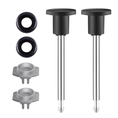 2er-Pack Wannen-Auslauf-Umsteller-Reparatur-Set, universelle Passform für Dusch-, Badewannen-Armaturen, inkl. Ventilschäfte, Tassendichtungen, Tore, Chrom-Stil, Leck-Umstellventil, Schwarz 2er-Pack Wannen-Auslauf-Umsteller-Reparatur-Set, universelle Passform für Dusch-, Badewannen-Armaturen, inkl. Ventilschäfte, Tassendichtungen, Tore, Chrom-Stil, Leck-Umstellventil, Schwarz von Ryutain