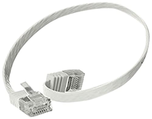 CAT 6 U/UTP Flach-Kabel 0,25m Grau von S/CONN maximum connectivity