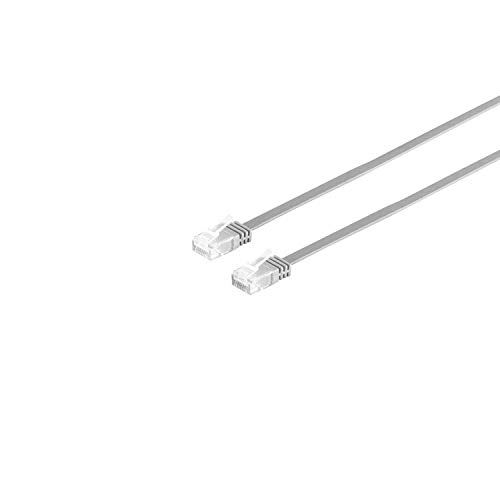 CAT 6 U/UTP Flach-Kabel 0,5m Grau CAT 6 U/UTP Flach-Kabel 0,5m Grau von S/CONN maximum connectivity
