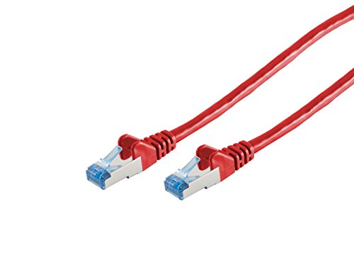 S/CONN maximum connectivity Patchkabel cat6A S/FTP PiMF Rot 0, 25m von S/CONN maximum connectivity