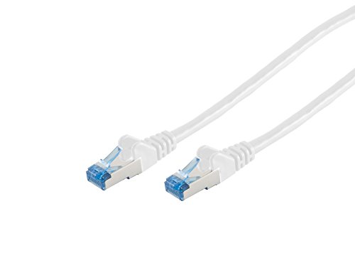 S/CONN maximum connectivity Patchkabel cat6A S/FTP PiMF Weiß 10m von S/CONN maximum connectivity