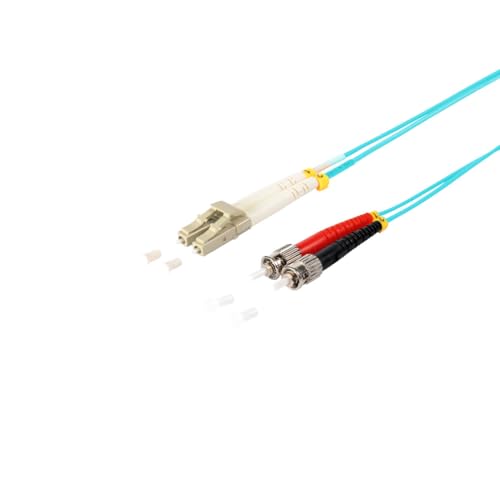 S/CONN maximum connectivity Duplex Patchkabel LC/ST 50/125µ OM3 aqua 2m von S/CONN maximum connectivity