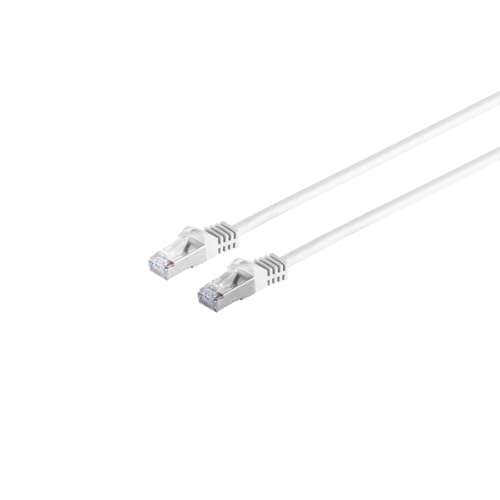 S/CONN maximum connectivity RJ45 Patchkabel m. CAT 7 Rohkabel PIMF weiß 7,5m von S/CONN maximum connectivity