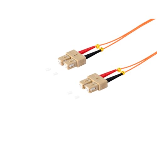 S-Conn 77921 Multimode-LWL-Duplex Patchkabel "SC/SC 50/125µ, OM2", 1m orange von S/CONN maximum connectivity