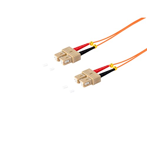 S-Conn 77922 Multimode-LWL-Duplex Patchkabel "SC/SC 50/125µ, OM2", 2m orange von S/CONN maximum connectivity
