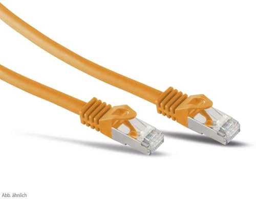 S-Conn RJ45 Patchkabel S/FTP,PIMF, Rohkabel CAT 7 Halogenfrei, orange, 7,5m von S/CONN maximum connectivity