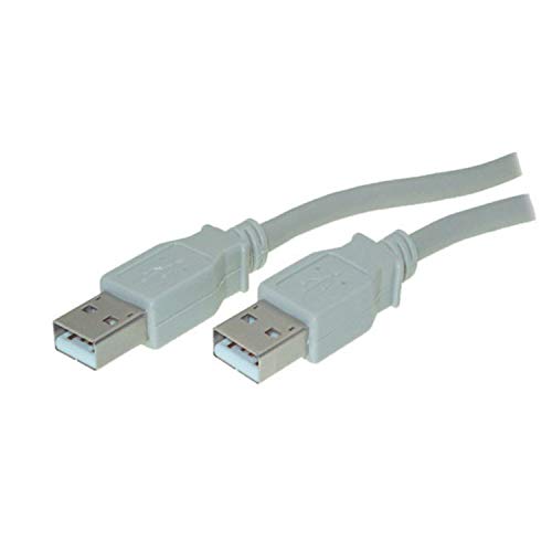 SCONN - CO77003 USB-2.0-Kabel, A-A, Stecker auf Stecker, 3 m Länge, Grau 271744 von S/CONN maximum connectivity