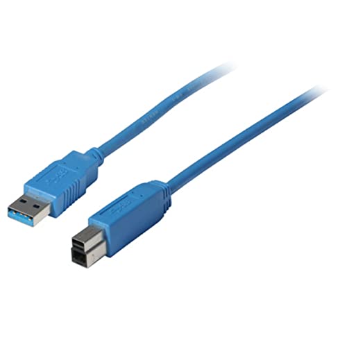 S-Conn USB Kabel, Typ A Stecker auf Typ B Stecker, USB 3.0 1,00m von S-Conn