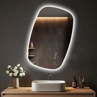 S'AFIELINA 80×50 cm Wandspiegel LED – Badspiegel mit Beleuchtung, HD-Glas , dimmbar, 3-farbige LED, Anti-Beschlag, horizontal & vertikal aufhängbar S'AFIELINA 80×50 cm Wandspiegel LED – Badspiegel mit Beleuchtung, HD-Glas , dimmbar, 3-farbige LED, Anti-Beschlag, horizontal & vertikal aufhängbar von S'AFIELINA