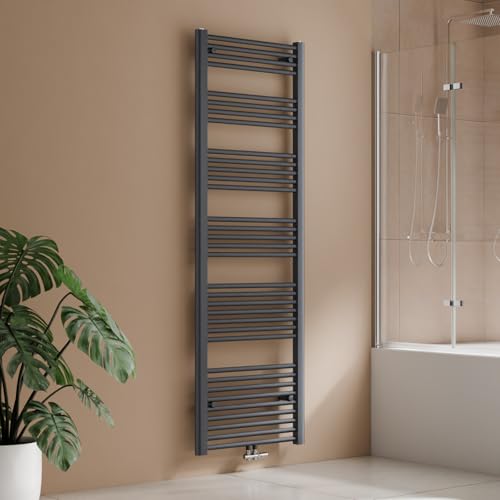 S'AFIELINA Badheizkörper 1800x600 mm Handtuchheizkörper Mittelanschluss Handtuchwärmer Heizkörper für bad 860 Watt, Anthrazit S'AFIELINA Badheizkörper 1800x600 mm Handtuchheizkörper Mittelanschluss Handtuchwärmer Heizkörper für bad 860 Watt, Anthrazit von S'AFIELINA