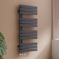S'afielina - Badheizkörper Handtuchheizkörper Flach Paneel Heizkörper für Bad Seitenanschlusss Anthrazit 1041x500mm 529 Watt von S'AFIELINA
