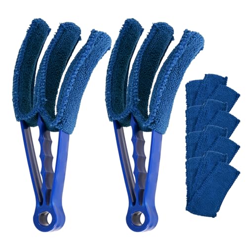 S'AFIELINA Blindstaubbürste, Handtuch-Heizkörper- und Rolladen-Reinigungsbürste, 2 Stück handwaschbare Mikrofaser-Heizkörperbürste, Abnehmbarer Staubwedel, abnehmbare Reinigungsbürste, BLAU S'AFIELINA Blindstaubbürste, Handtuch-Heizkörper- und Rolladen-Reinigungsbürste, 2 Stück handwaschbare Mikrofaser-Heizkörperbürste, Abnehmbarer Staubwedel, abnehmbare Reinigungsbürste, BLAU von S'AFIELINA