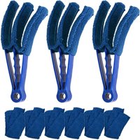S'AFIELINA Blindstaubbürste – Handtuch-Heizkörper- & Rolladen-Reinigungsbürste, Mikrofaser, abnehmbar, handwaschbar, wiederverwendbar, Blau, 3 Stück S'AFIELINA Blindstaubbürste – Handtuch-Heizkörper- & Rolladen-Reinigungsbürste, Mikrofaser, abnehmbar, handwaschbar, wiederverwendbar, Blau, 3 Stück von S'AFIELINA