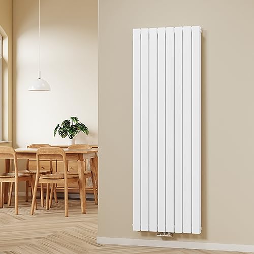 S'AFIELINA Design Heizkörper Paneelheizkörper 1800x620mm Doppellagig Heizkörper Flach Weiß Mittelanschluss Heizung Flachheizkörper Vertikal 2227 Watt von S'AFIELINA