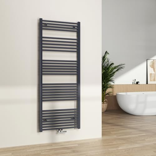 S'AFIELINA Handtuchheizkörper Mittelanschluss 1600x600 mm Badheizkörper Anthrazit Handtuchwärmer Handtuchtrockner 761 Watt S'AFIELINA Handtuchheizkörper Mittelanschluss 1600x600 mm Badheizkörper Anthrazit Handtuchwärmer Handtuchtrockner 761 Watt von S'AFIELINA