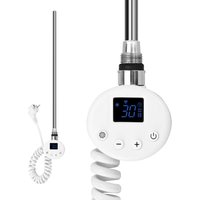 S’AFIELINA Heizstab mit Thermostat 300W, programmierbarer Timer & LCD-Anzeige, WiFi, für Badheizkörper, Edelstahl, intelligente Steuerung, Weiß S’AFIELINA Heizstab mit Thermostat 300W, programmierbarer Timer & LCD-Anzeige, WiFi, für Badheizkörper, Edelstahl, intelligente Steuerung, Weiß von S'AFIELINA