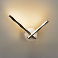 S'afielina - led Wandleuchten Modern 120° Winkel led Wandlampe mit 3 Lichtfarben 3000K/4000K/6000K Schwarz Wandbeleuchtung für von S'AFIELINA