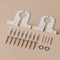 S'afielina - Heizkörper Halterung 48 × 88mm Montagematerial Befestigung Satz Montage Set Aufhängung Halter Halterung für Paneel-/Flachheizkörper 1 S'afielina - Heizkörper Halterung 48 × 88mm Montagematerial Befestigung Satz Montage Set Aufhängung Halter Halterung für Paneel-/Flachheizkörper 1 von S'AFIELINA