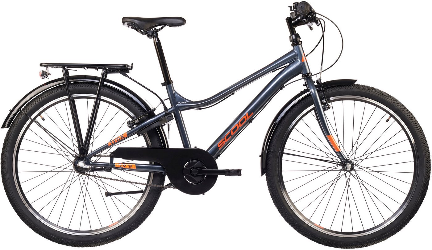 S’COOL Jugendfahrrad S'COOL troX, 3 Gang Shimano, Nabenschaltung, 26 Zoll, Jugendliche, mit Gepäckträger und Schutzblech S’COOL Jugendfahrrad S'COOL troX, 3 Gang Shimano, Nabenschaltung, 26 Zoll, Jugendliche, mit Gepäckträger und Schutzblech von S’COOL