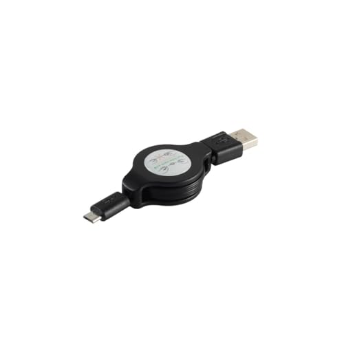 S-Conn 14-18001 USB-Kabel (1 m, USB A, Micro-USB B, 2.0, Schwarz) von S/CONN maximum connectivity