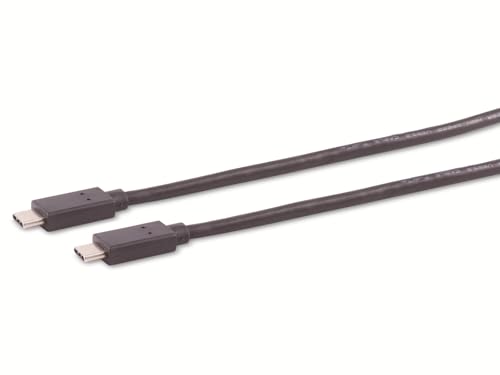 S-Impuls USB-C Verbindungskabel, 3.2 Gen 2x2, schwarz, 2 m von S-Conn