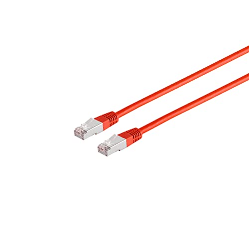 Telefonkabel 3 m RJ45 3 m CAT6 S/FTP (STP) rot Netzwerk-Kabel – Netzwerk-Kabel (3 m, Cat6, RJ-45, RJ-45, S/FTP (STP), männlich/männlich) von S-Conn