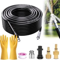 10 m Rohrreiniger Karcher/Lavor/Bosch Hochdruckreiniger Ferret Karcher K2 K3 K4 K5 K7 LS10, Rohrreinigungsschlauch für Hochdruckreiniger 10 m Rohrreiniger Karcher/Lavor/Bosch Hochdruckreiniger Ferret Karcher K2 K3 K4 K5 K7 LS10, Rohrreinigungsschlauch für Hochdruckreiniger von S-GIANT