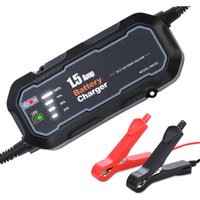 12 V 1500 mA Motorrad-/Autobatterieladegerät – Automatische Wartung und Überladeschutz – Für versiegelte und Standardbatterien 12 V 1500 mA Motorrad-/Autobatterieladegerät – Automatische Wartung und Überladeschutz – Für versiegelte und Standardbatterien von S-GIANT