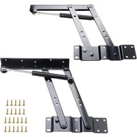 2 Stück hochklappbares Couchtischscharnier, robuster hochklappbarer Couchtischmechanismus, hochklappbares Federscharnier für Couchtisch 2 Stück hochklappbares Couchtischscharnier, robuster hochklappbarer Couchtischmechanismus, hochklappbares Federscharnier für Couchtisch von S-GIANT