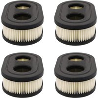 4 Stück Rasenmäher-Luftfilter, Motorluftfilter, Rasenmäherfilter, geeignet zum Ersetzen beschädigter Rasenmäherteile von S-GIANT