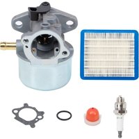 799868 Vergaser-Kit mit Primerpumpe und Luftfilter für Briggs & Stratton 4–7 PS Motoren Rasenmäher 499059 498170 497586 497314 von S-GIANT