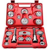 Bremssattelkolben-Rückstellwerkzeug-Set, 22-teilig, für Scheiben-, Backen- oder Bremsbelag-Austauschwerkzeug und Adapter von S-GIANT